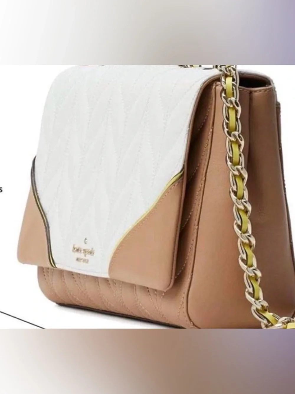 Kate Spade New York Briar Lane Quilted Mini Emelyn Crossbody Bag - Beige/Tan